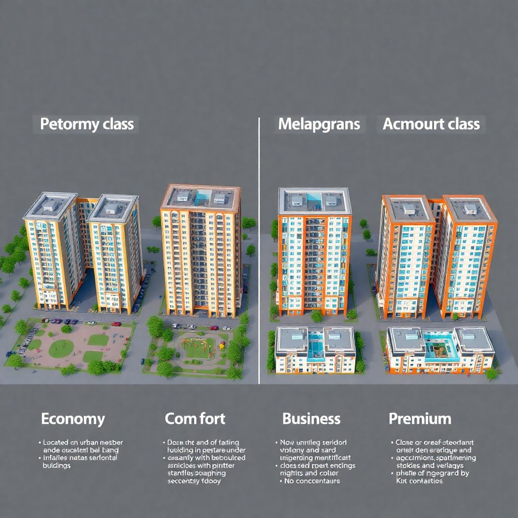 Сравнение новостроек эконом, комфорт, бизнес и премиум: в чём реальная разница