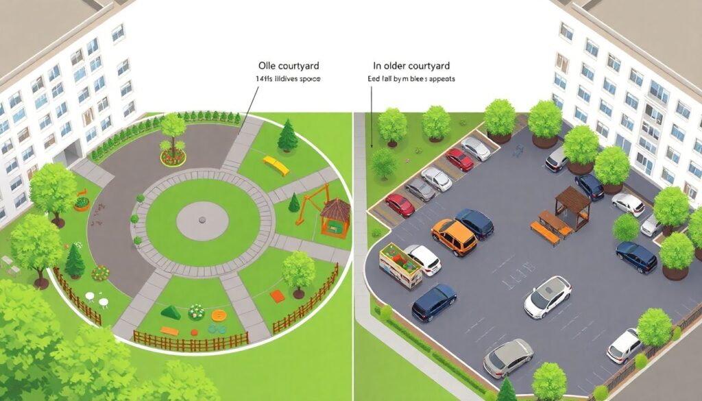 Тренды в благоустройстве дворов новостроек: от колясочных до smart‑решений для жителей - иллюстрация