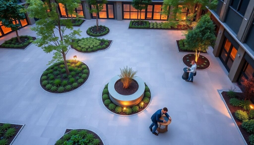 Тренды благоустройства дворов и общественных пространств в новых жилых комплексах - иллюстрация