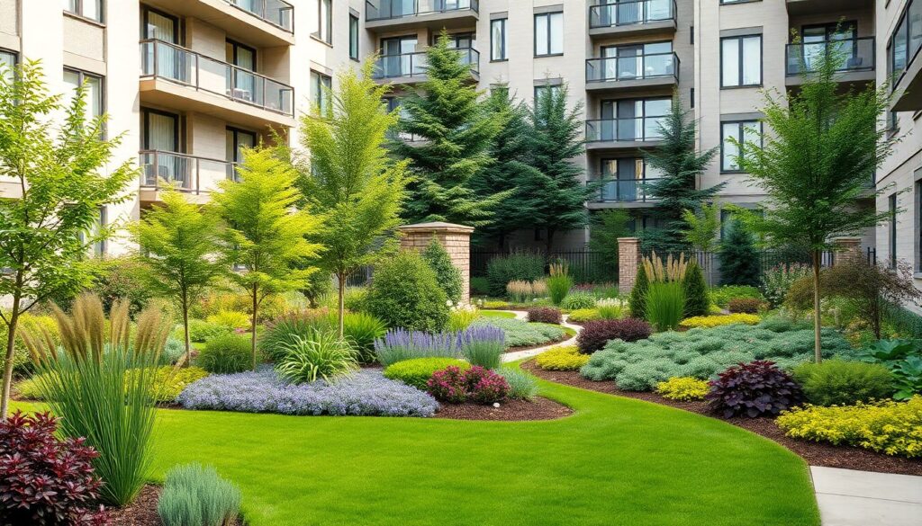 Тренды благоустройства дворов и общественных пространств в новых жилых комплексах - иллюстрация